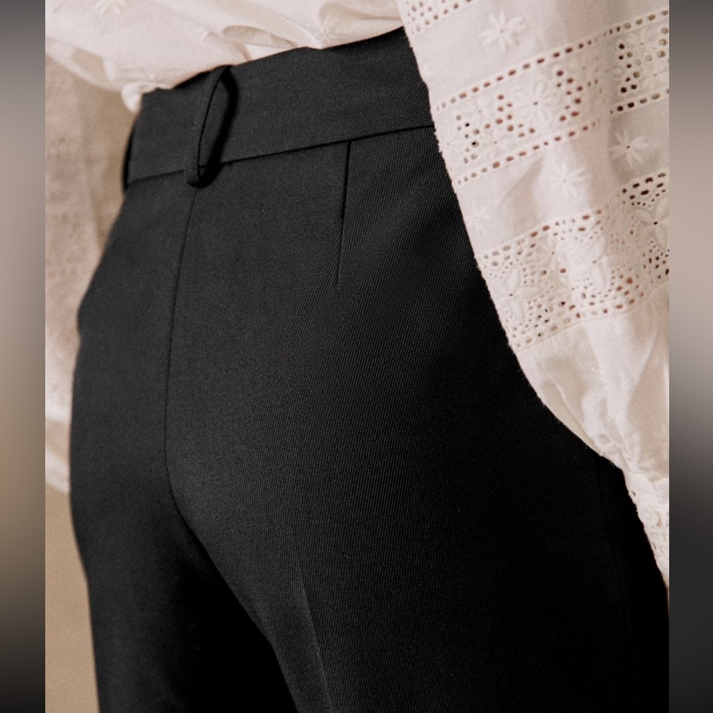 Sézane Gustavo Trousers – Noir – Black - Size 46